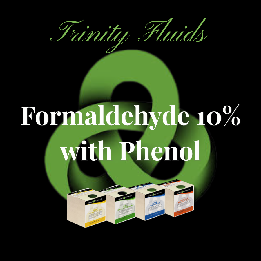 Trinity Fluid Formaldehyde 10% with Phenol - 1 Gallon Cubetainer