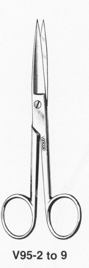 Slaughter Instruments Operating Scissors 6-1/2" SS #1122