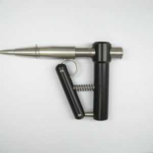 Instrument Design Mfg. Co. Hybrid Injector Needle Driver Series II, All Stainless, Posi-Lock, Pistol Grip