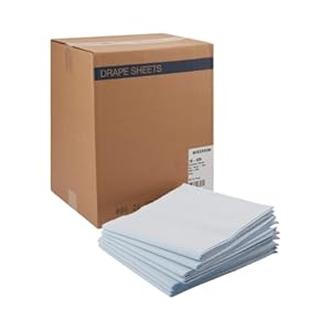 McKesson McKesson Drape Sheet 40x90 in Blue - Box of 50