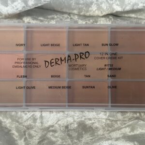 Derma Pro Mortuary Cosmetics 12-in-One Cover Creme Kits